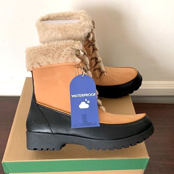 Jambu Northgate Faux fur trim lightweight shearling boot size 6,5 and 7, NWT - Picture 14 of 14